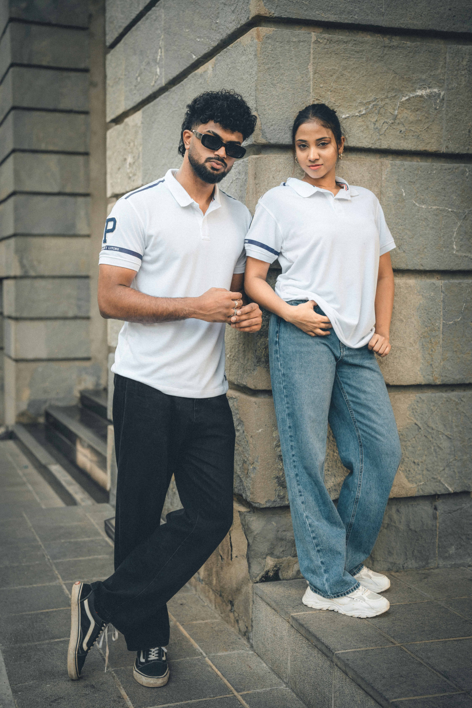 WHITE POLO T-SHIRT WHITE POLO T-SHIRT